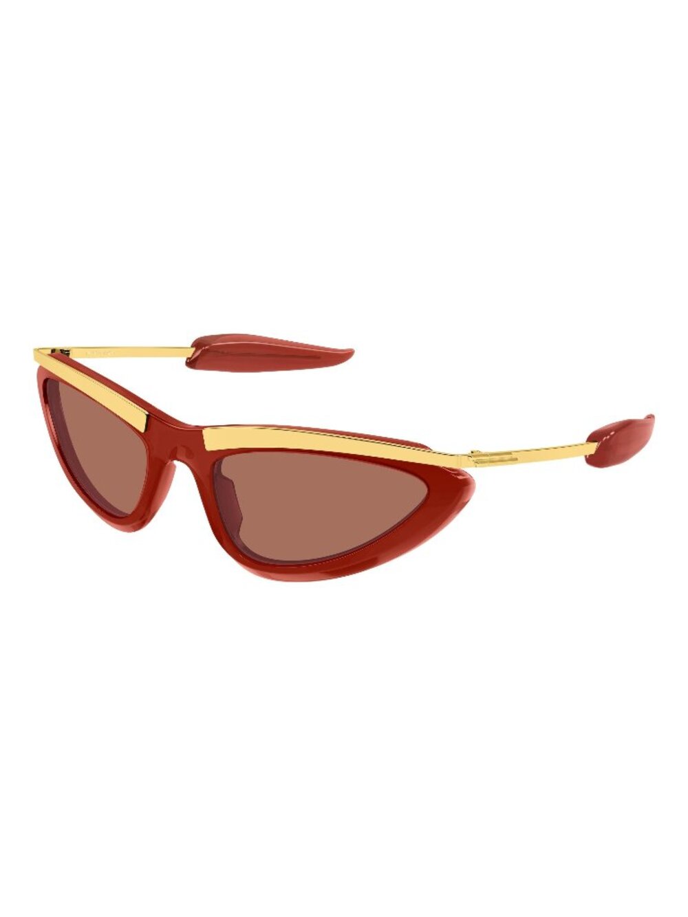 New Bottega Veneta Women's Sunglasses Red Multicolor Lens Acetate Frame BV1477S